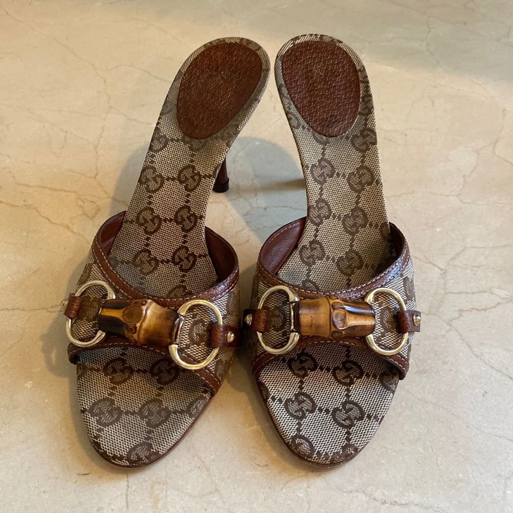 Gucci horsebit sandals size 7